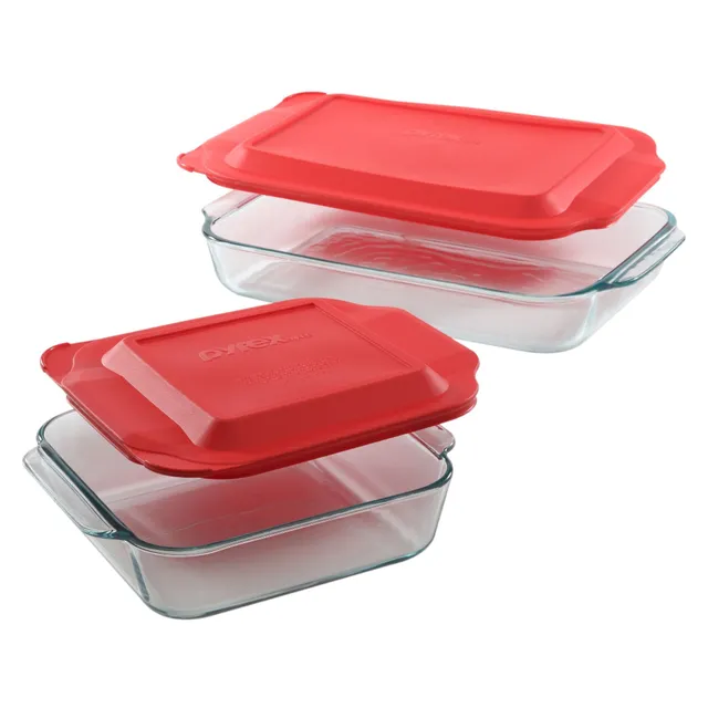 pyrex-basics-4-piece-glass-bakeware-set image 1