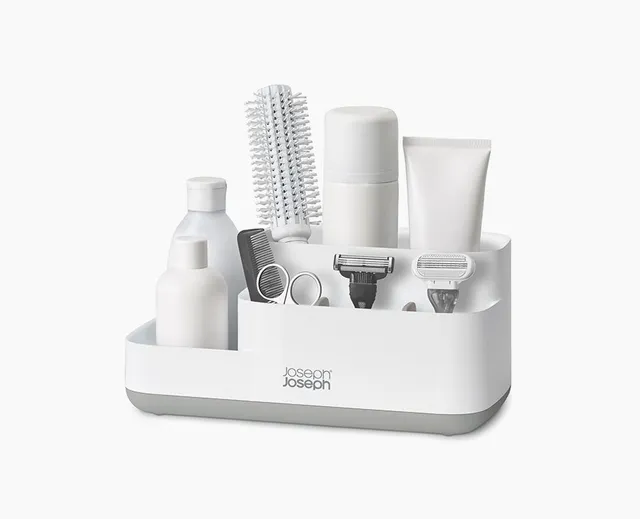 joseph-joseph-easystore-light-grey-bathroom-storage-caddy image 1