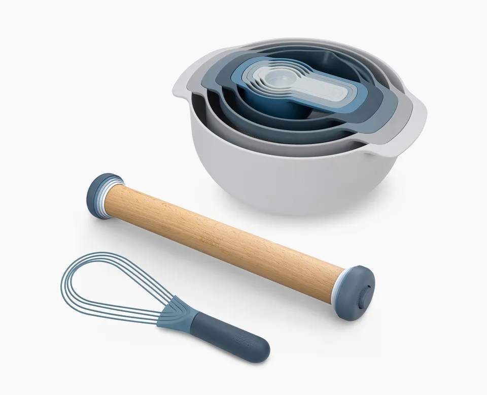 joseph-joseph-3-piece-blue-baking-bundle-set-nest-9-plus-bowls image 1