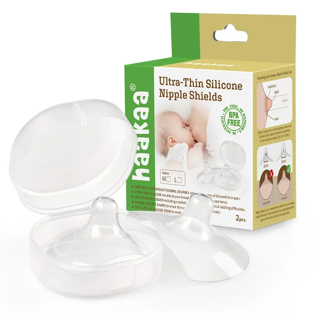 haakaa-silicone-nipple-shields-2-pack-18mm image 1