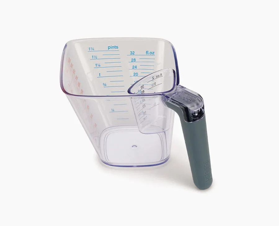 joseph-joseph-align-2-piece-easy-read-grey-measuring-jug-set image 1