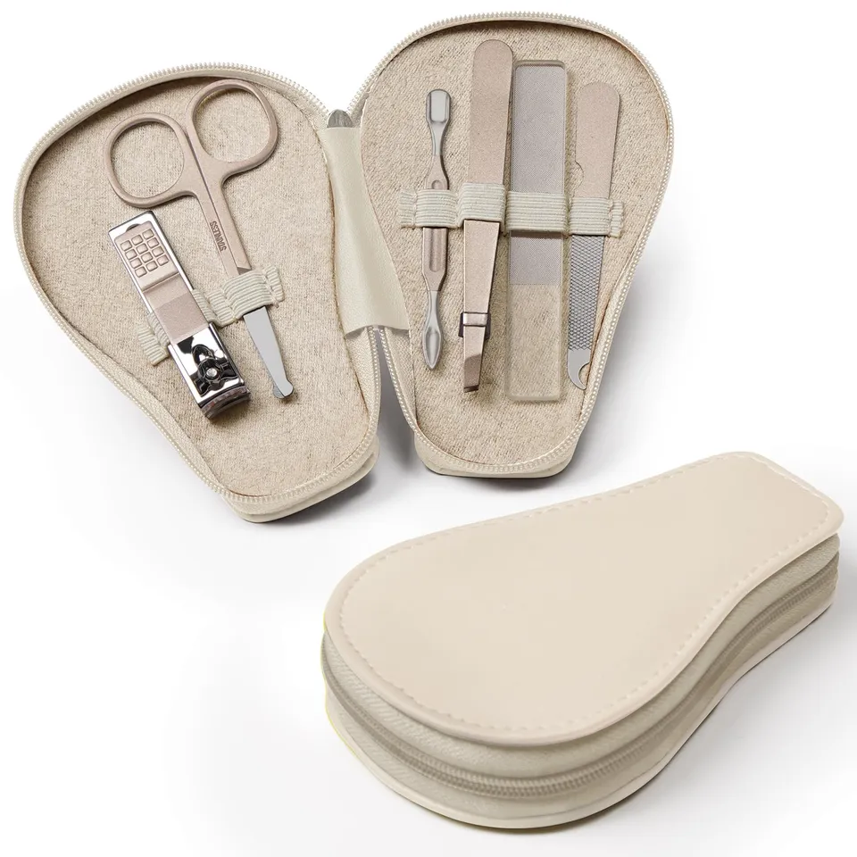 haakaa-6-in-1-baby-nail-care-kit-with-pu-storage-case image 1