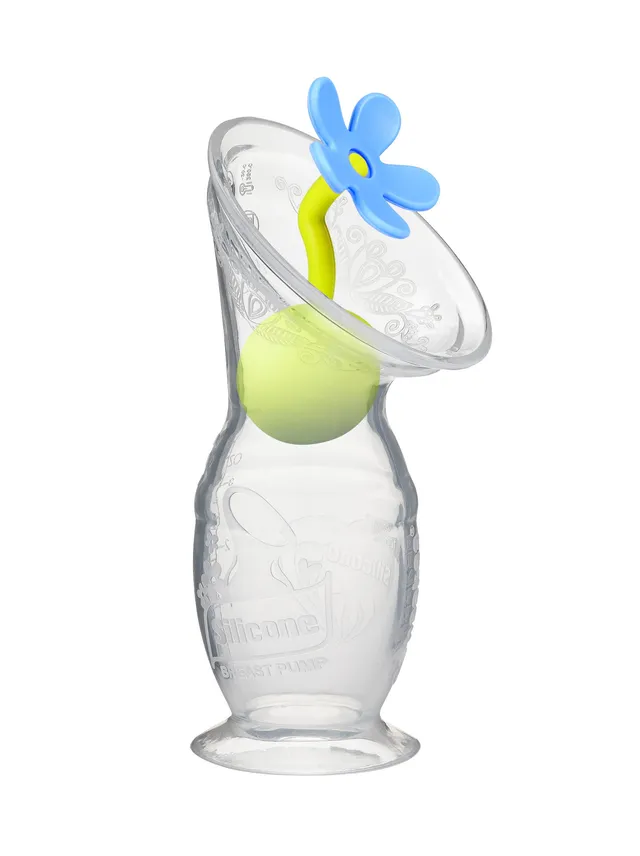 haakaa-gen-2-silicone-breast-pump-with-suction-base-4oz-and-flower-stopper image 1