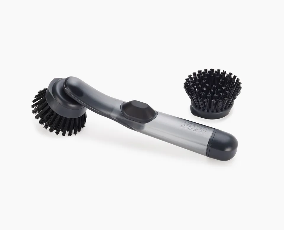 joseph-joseph-sinktech-soap-dispensing-dish-brush-with-replacement-head image 1