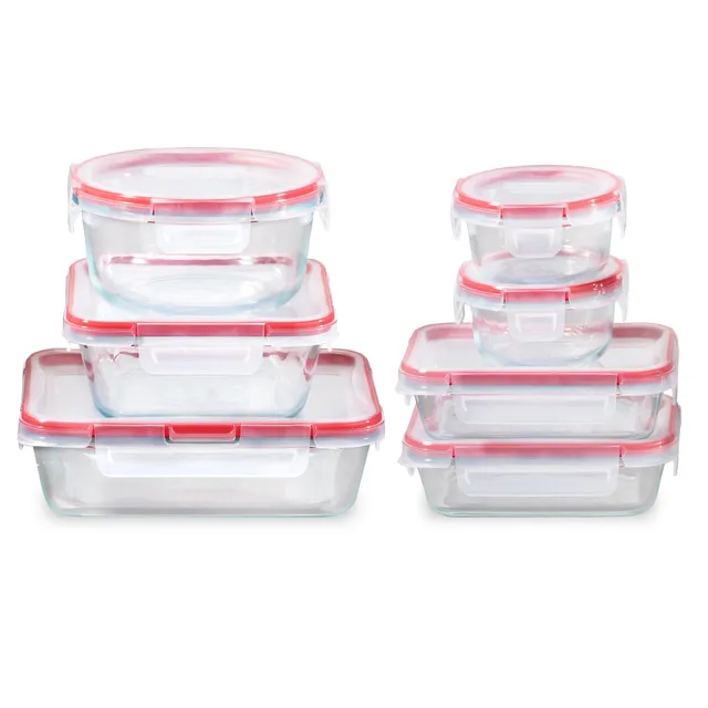 pyrex-freshlock-14-piece-mixed-size-glass-food-storage-set image 1