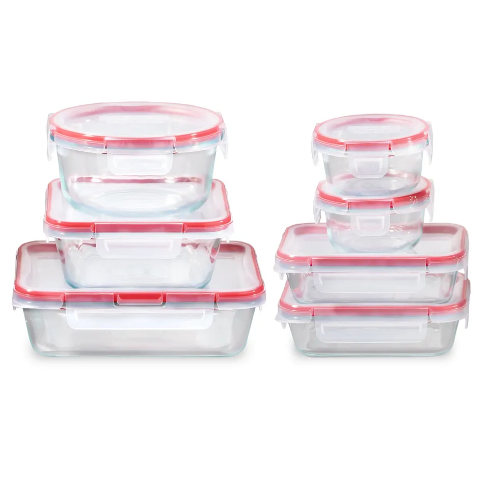 pyrex-freshlock-14-piece-mixed-size-glass-food-storage-set image 1