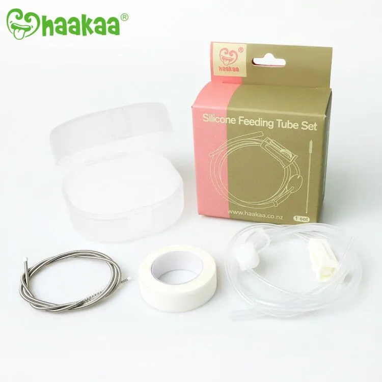 haakaa-silicone-feeding-tube-set-pack-of-4 image 1