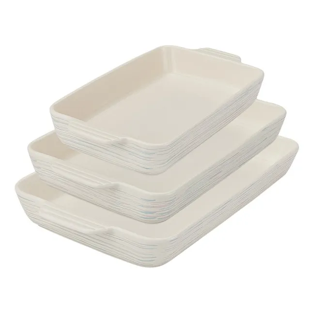 pyrex-3-piece-rectangular-ceramic-bakeware-set image 1