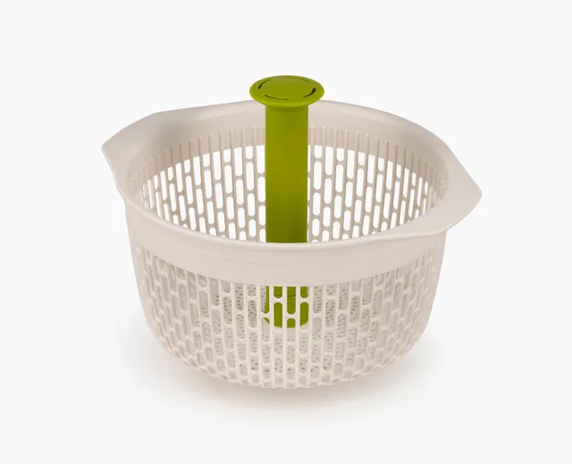 joseph-joseph-spindola-green-in-sink-salad-spinning-colander image 1
