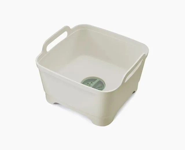 joseph-joseph-wash-drain-stone-green-washing-up-bowl image 1