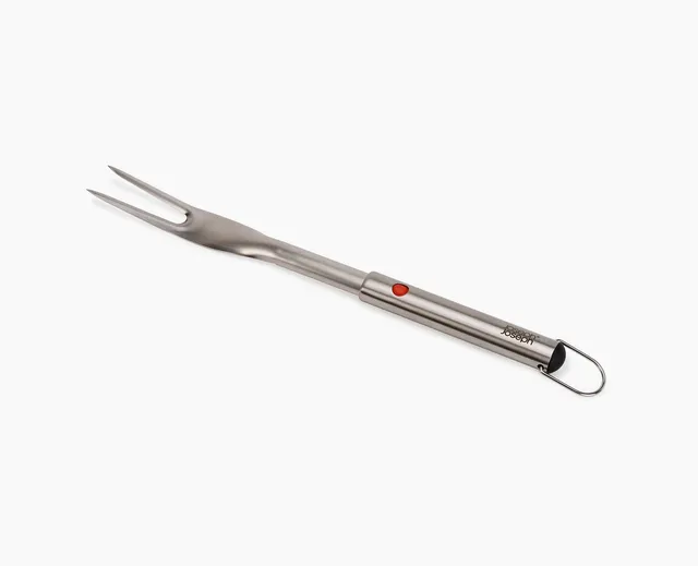 joseph-joseph-grillout-stainless-steel-bbq-fork-with-extending-handle image 1
