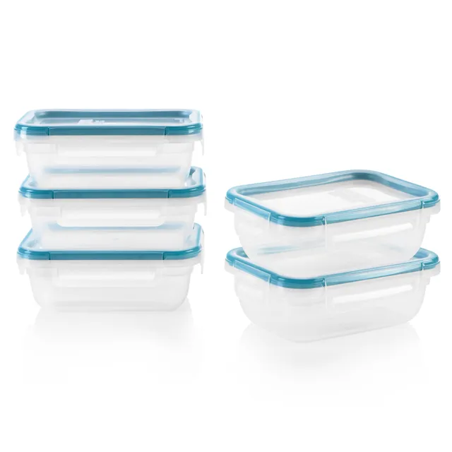 pyrex-snapware-total-solution-10-piece-rectangular-plastic-meal-prep-kit image 1
