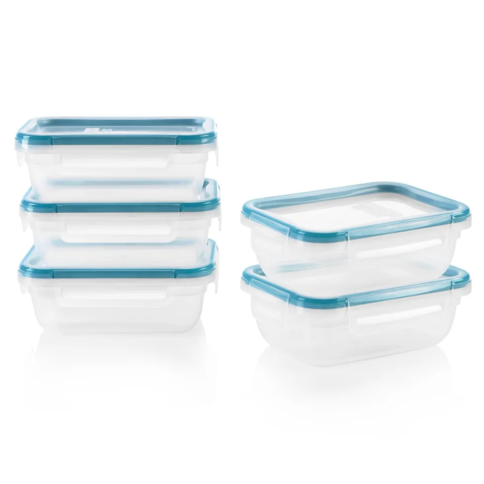 pyrex-snapware-total-solution-10-piece-rectangular-plastic-meal-prep-kit image 1