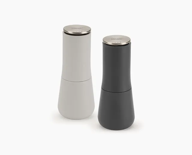 joseph-joseph-milltop-grey-salt-pepper-mills image 1