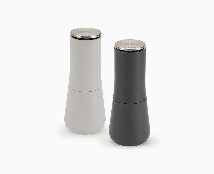 joseph-joseph-milltop-grey-salt-pepper-mills image 1