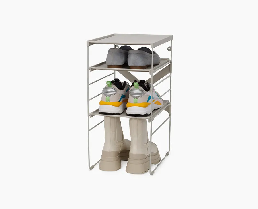 joseph-joseph-level-adjustable-ecru-shoe-rack image 1