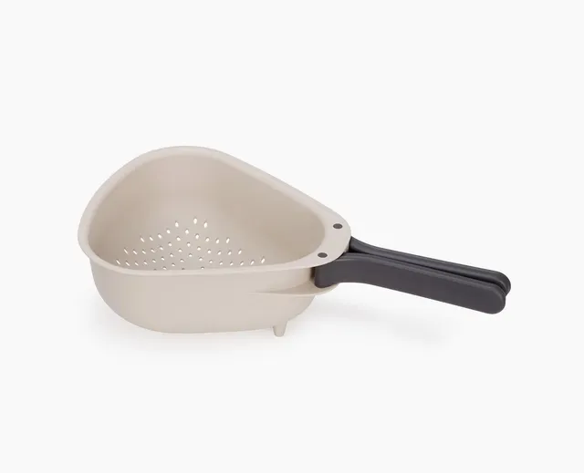 joseph-joseph-droplet-large-white-colander-with-folding-handle image 1