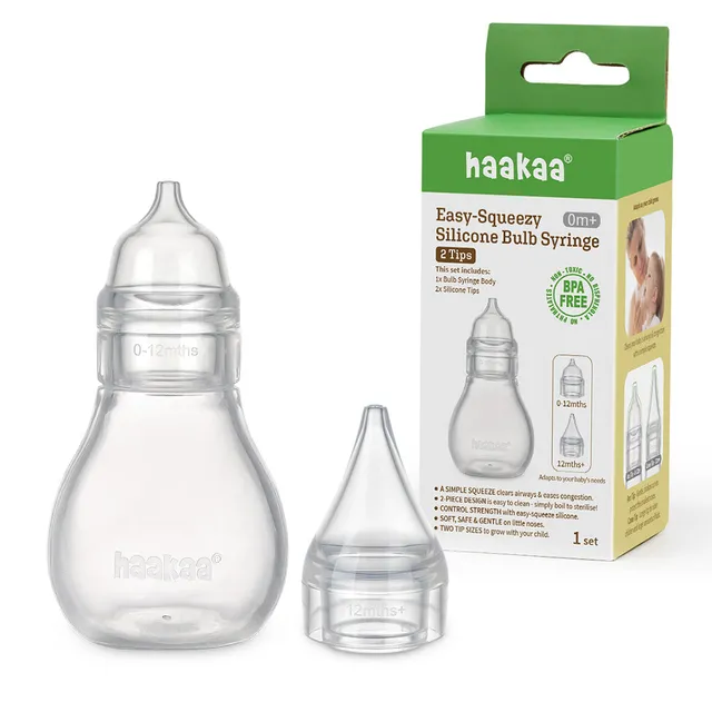 haakaa-easy-squeezy-silicone-bulb-syringe-0m image 1