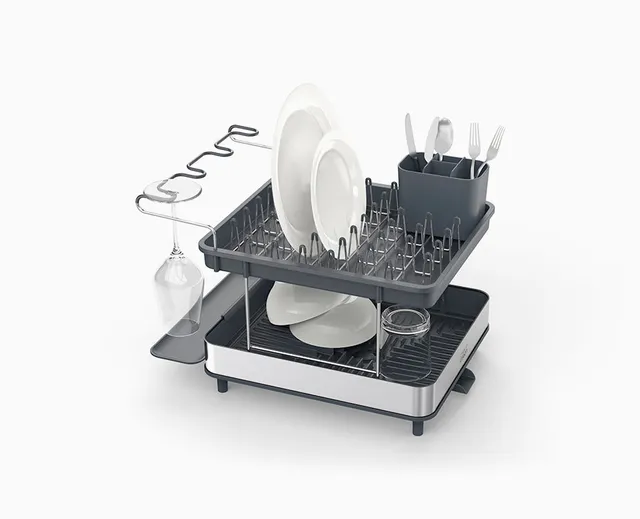 joseph-joseph-excel-stainless-steel-2-tier-dish-rack image 1