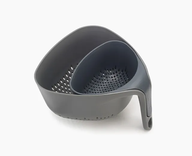 joseph-joseph-nest-2-piece-grey-colander-set image 1