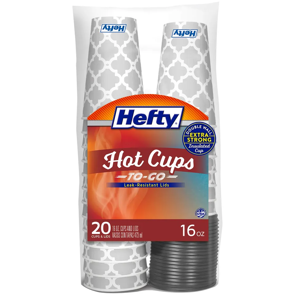 hefty-disposable-hot-cups-with-lids-16-ounce-20-count image 1