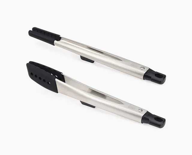 joseph-joseph-elevate-fusion-2-piece-stainless-steel-tong-set image 1