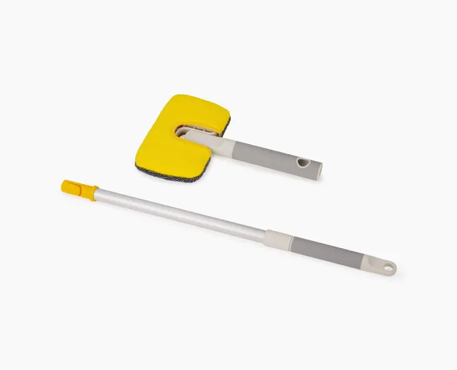 joseph-joseph-cleantech-2-in-1-surface-scrubber-tool-with-extension-pole image 1