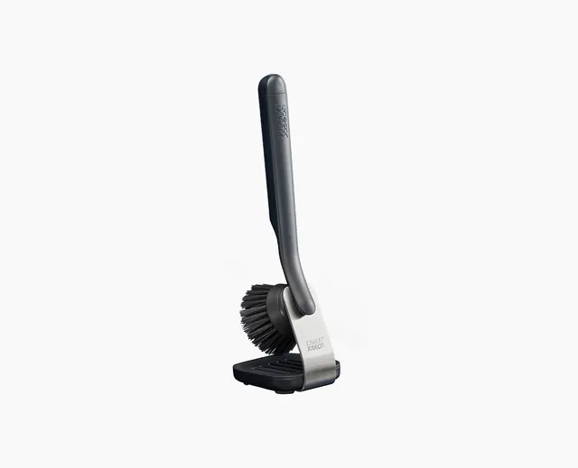 joseph-joseph-sinktech-washing-up-brush-with-steel-stand image 1