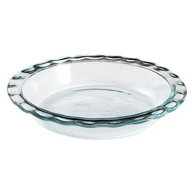 pyrex-easy-grab-9-5-inch-glass-pie-plate image 1