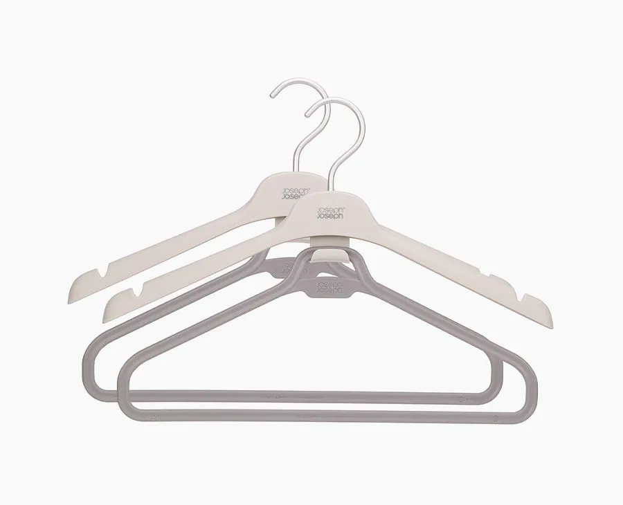joseph-joseph-orderly-set-of-2-ecru-long-garment-hangers image 1