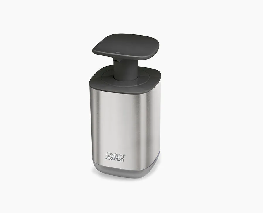 joseph-joseph-presto-steel-grey-hygienic-soap-dispenser-350ml image 1