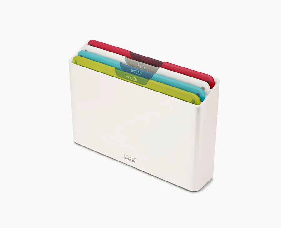 joseph-joseph-folio-icon-4-piece-white-chopping-board-set-with-color-coded-board image 1