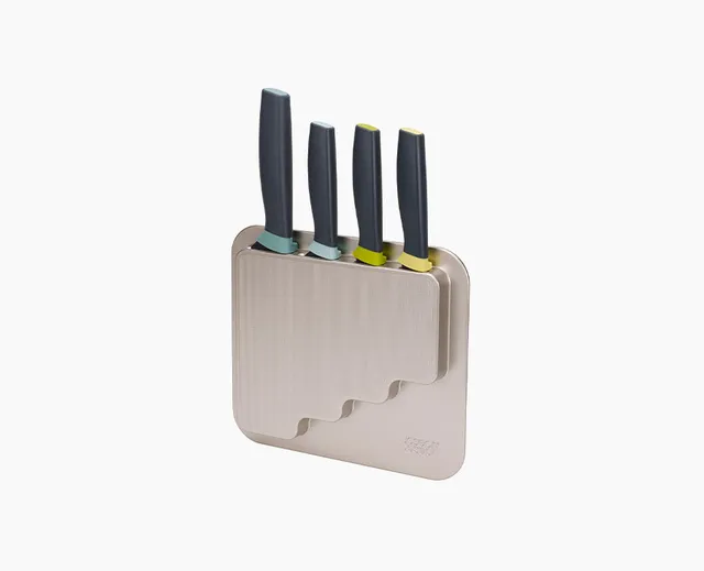 joseph-joseph-doorstore-4-piece-opal-kitchen-knife-set-with-mountable-storage-ca image 1