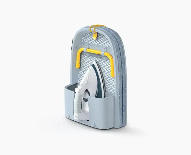 joseph-joseph-pocket-90cm-folding-grey-ironing-board image 1