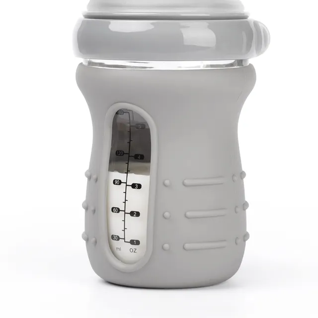 haakaa-glass-baby-bottle-sleeve-non-slip-silicone-cover-for-wide-neck-bottles-6o image 1