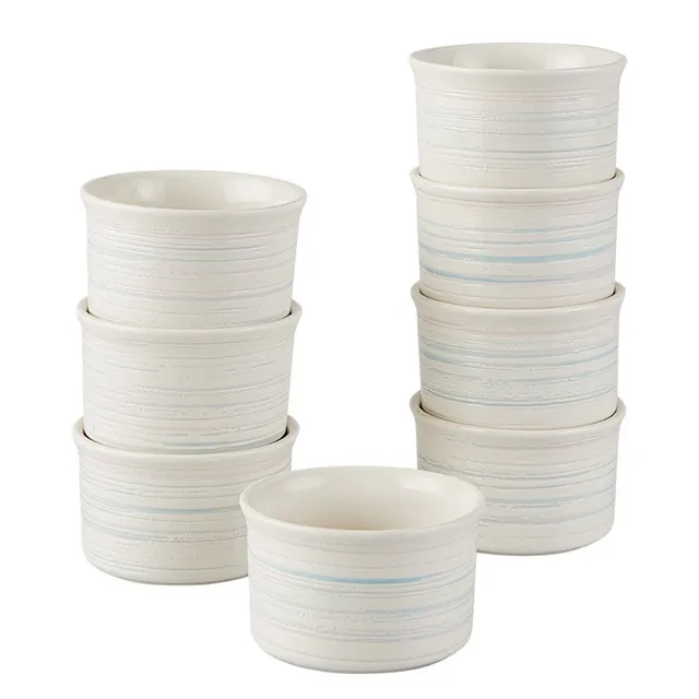 pyrex-8-piece-6-ounce-ceramic-ramekin-set image 1