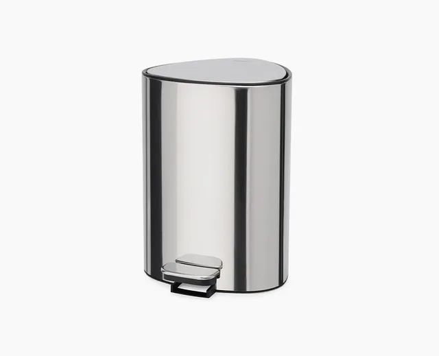 joseph-joseph-easystore-luxe-5l-stainless-steel-bathroom-pedal-bin image 1