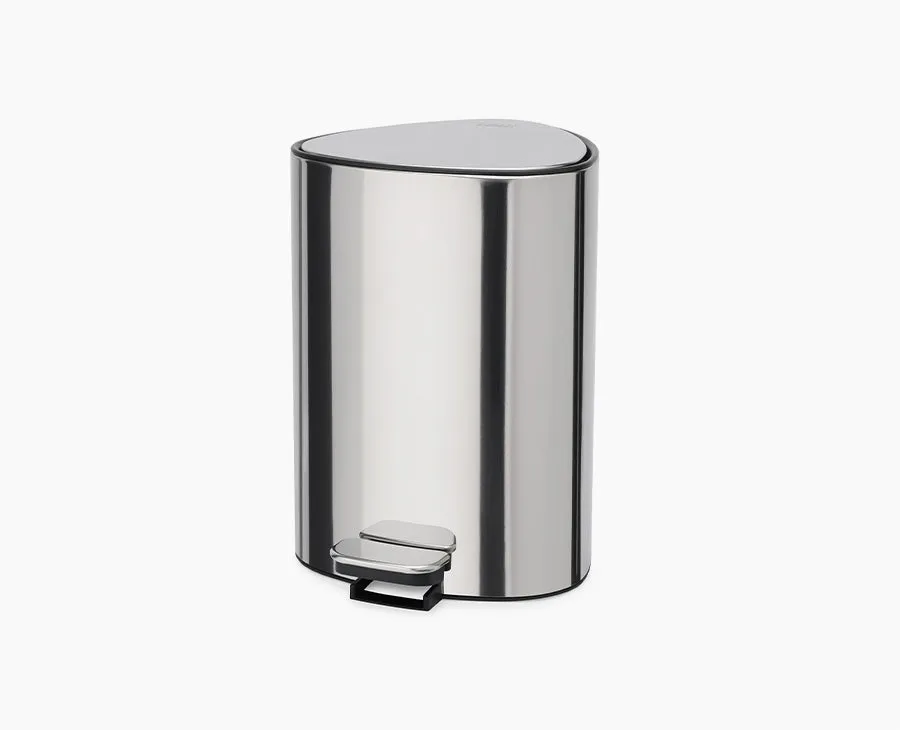 joseph-joseph-easystore-luxe-5l-stainless-steel-bathroom-pedal-bin image 1