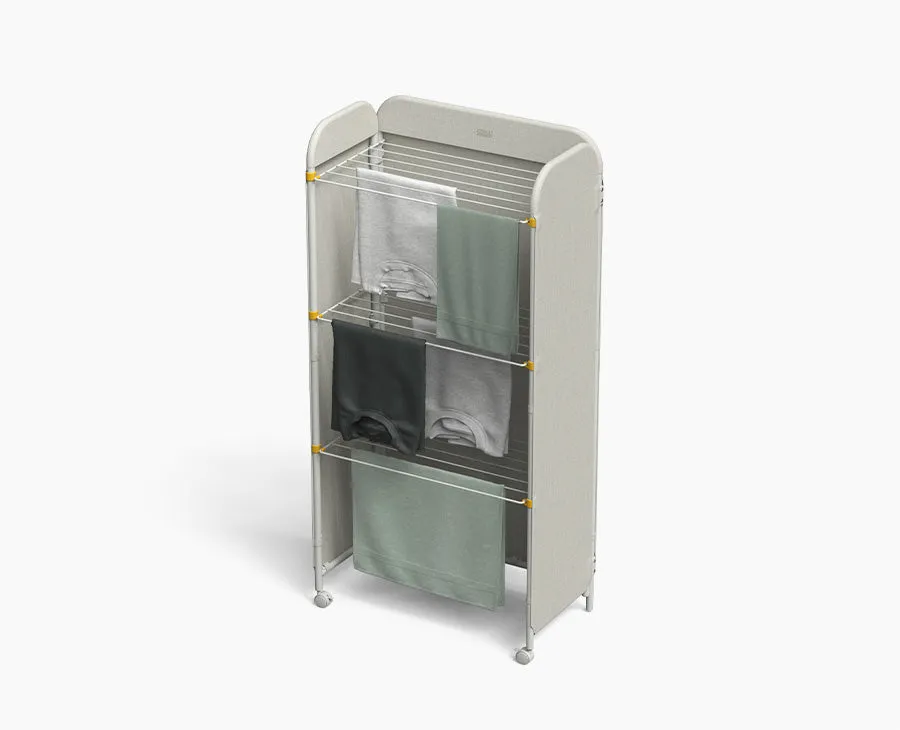joseph-joseph-eclipse-3-tier-ecru-clothes-airer-with-screen image 1