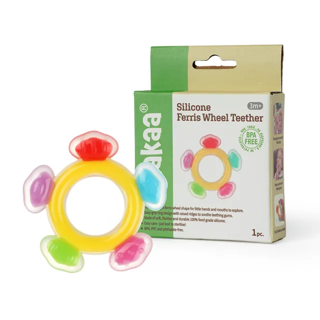 haakaa-ferris-wheel-silicone-teether image 1