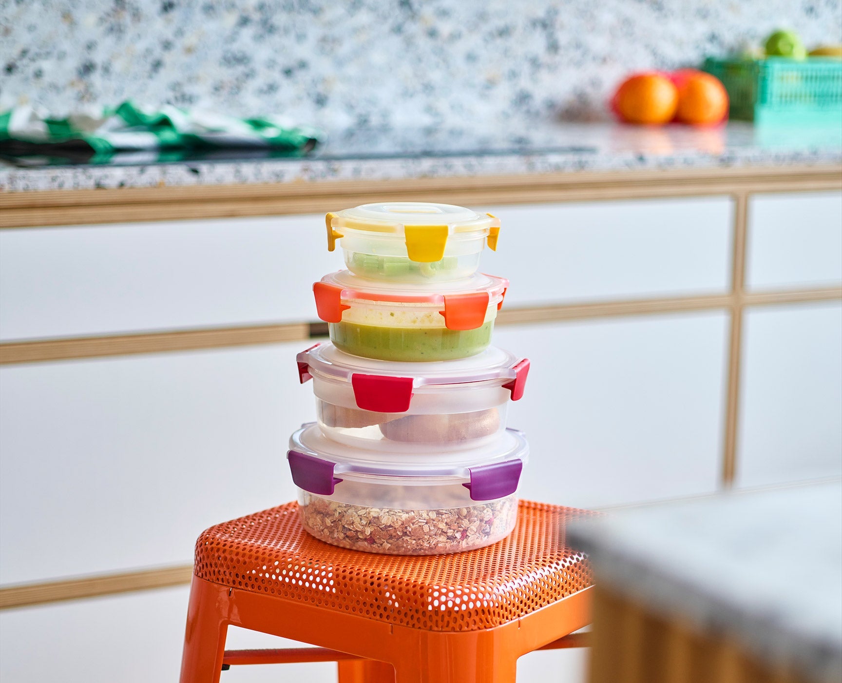 joseph-joseph-nest-lock-4-piece-multicolour-round-food-container-set image 4