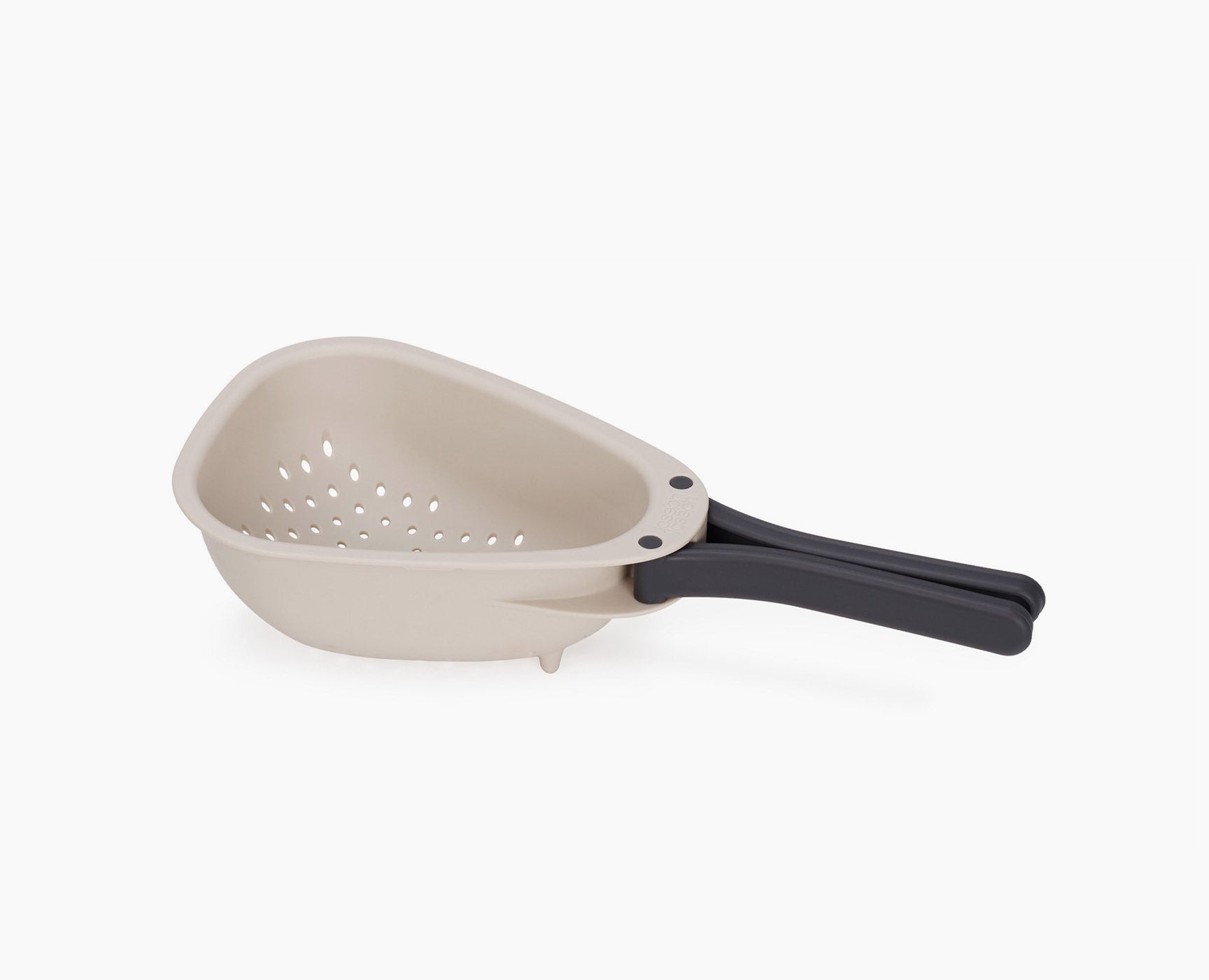 joseph-joseph-droplet-mini-white-colander-with-folding-handle image 1