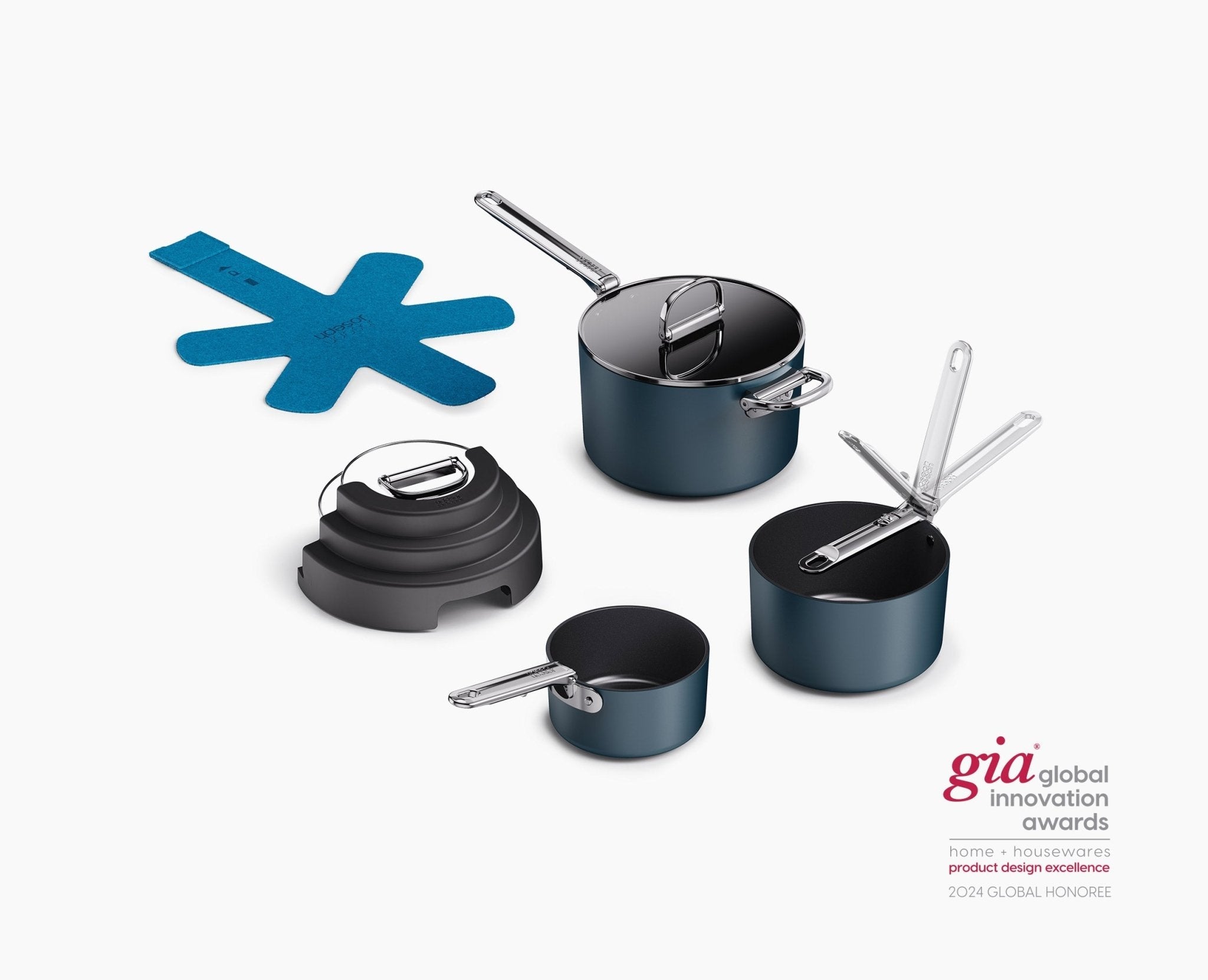 joseph-joseph-space-stack-3-piece-non-stick-saucepan-set-with-foldable-handles-a image 3