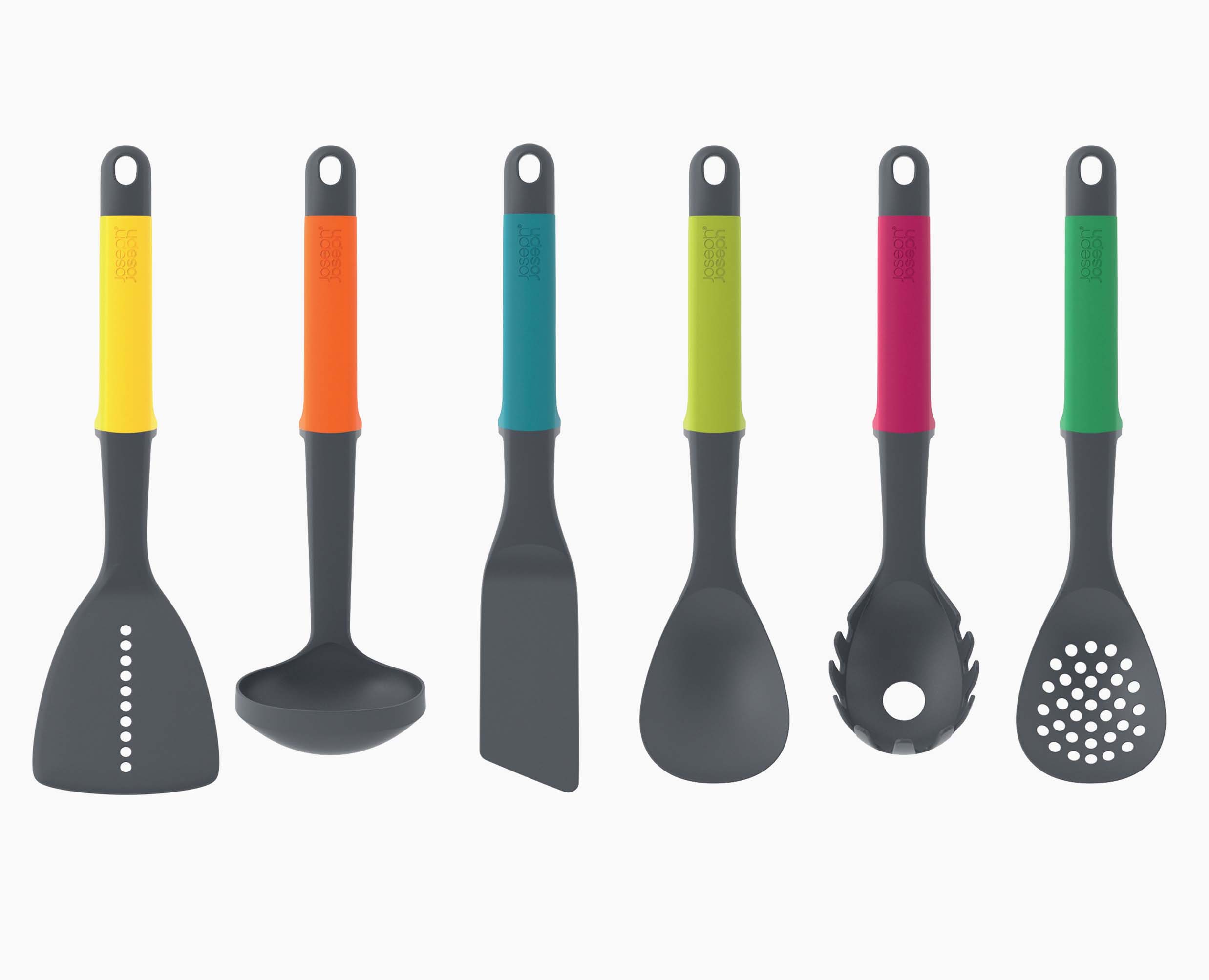 joseph-joseph-elevate-carousel-6-piece-multicolour-utensil-set-with-rotating-sta image 4