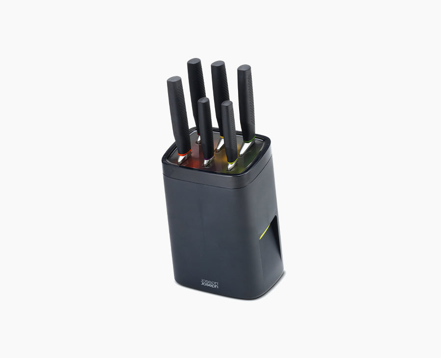 joseph-joseph-lockblock-black-knife-block-set-6-piece image 1