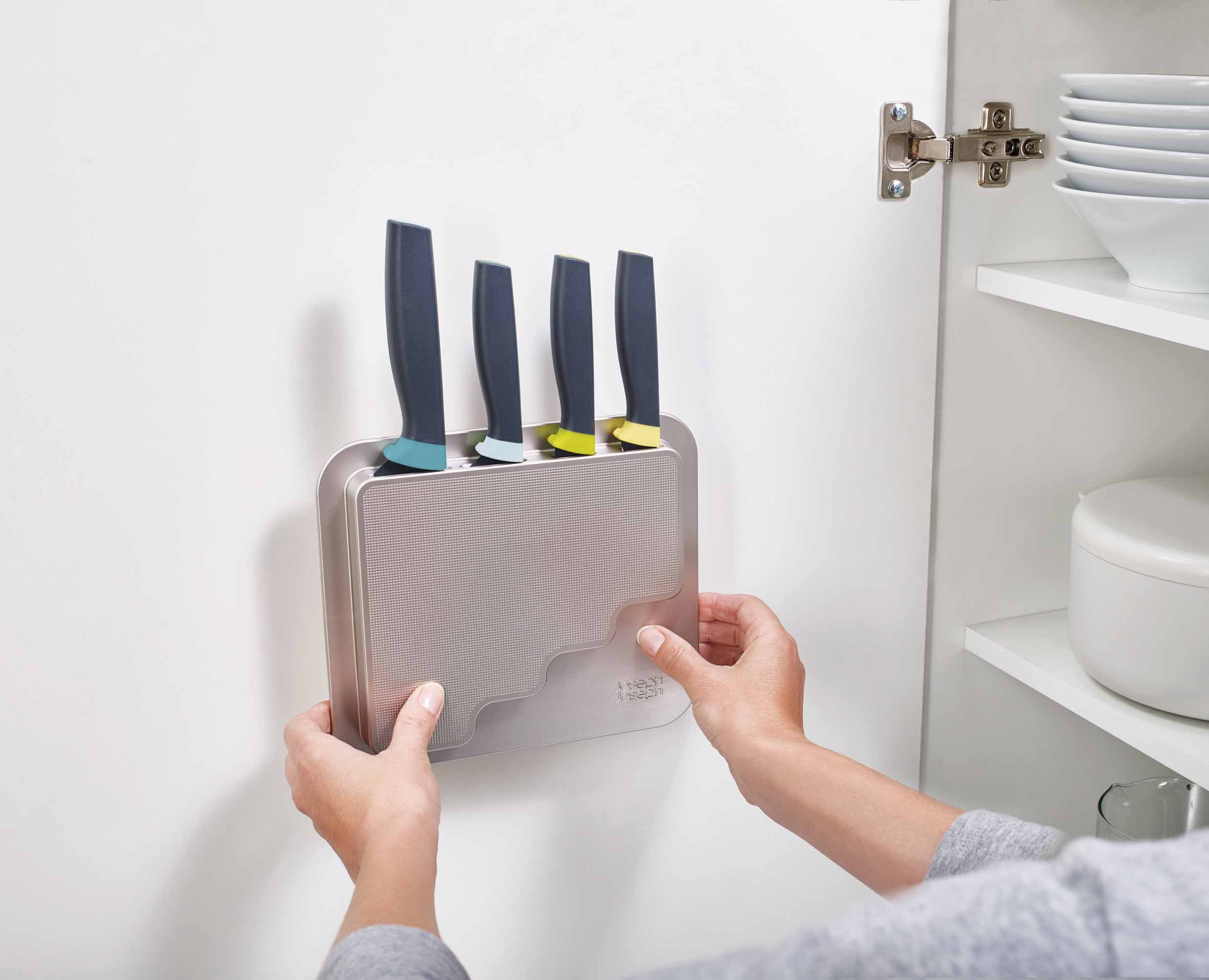 joseph-joseph-doorstore-4-piece-opal-kitchen-knife-set-with-mountable-storage-ca image 5