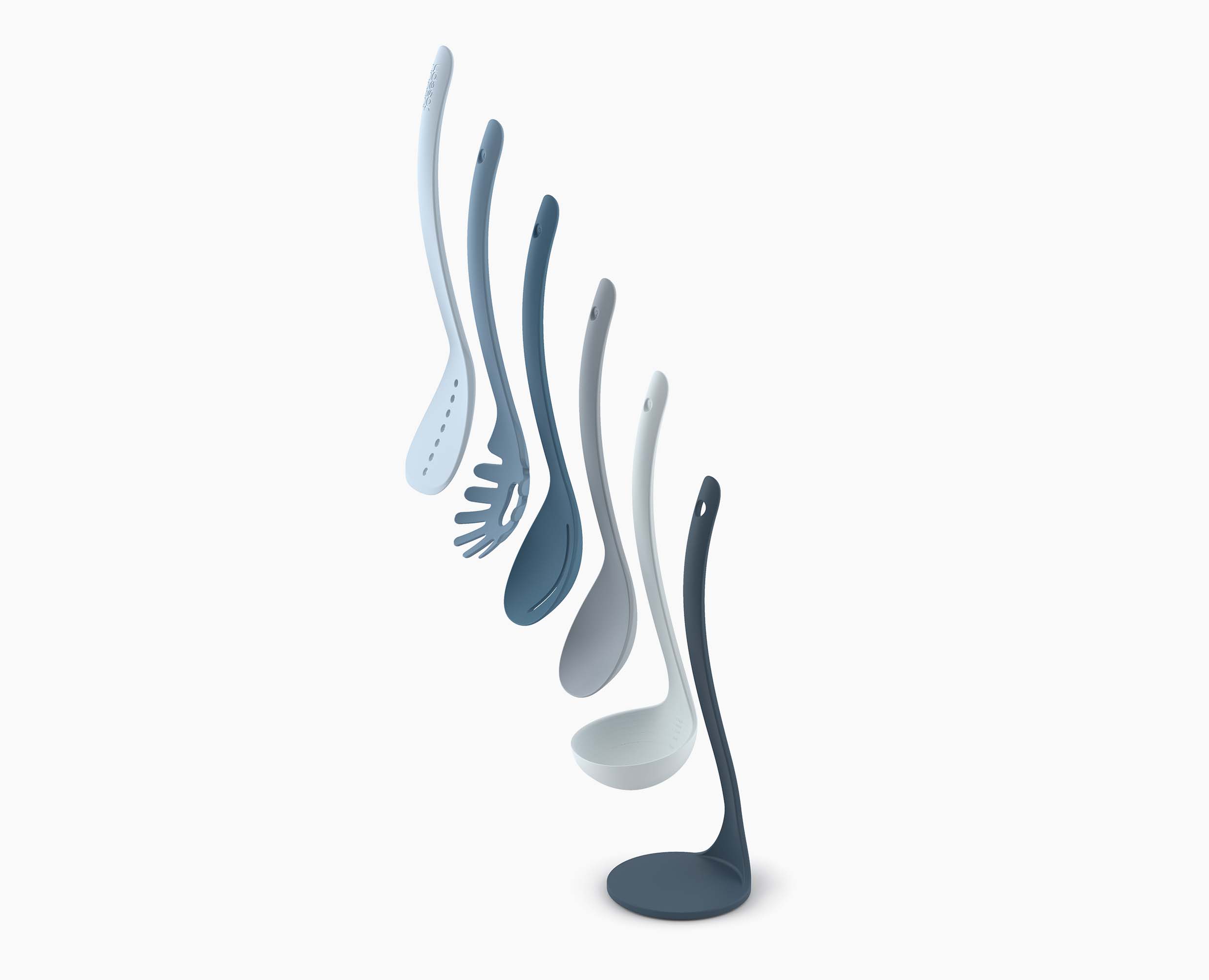 joseph-joseph-nest-blue-utensils-plus-set-5-piece-with-stand image 4