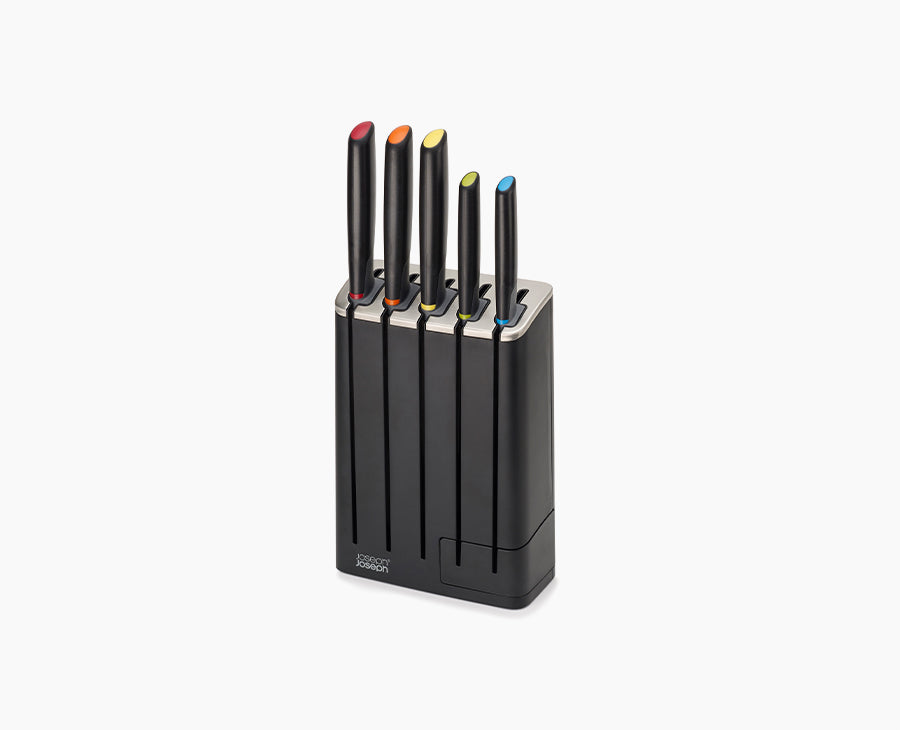 joseph-joseph-elevate-slimblock-5-piece-knife-set-with-sharpener image 1