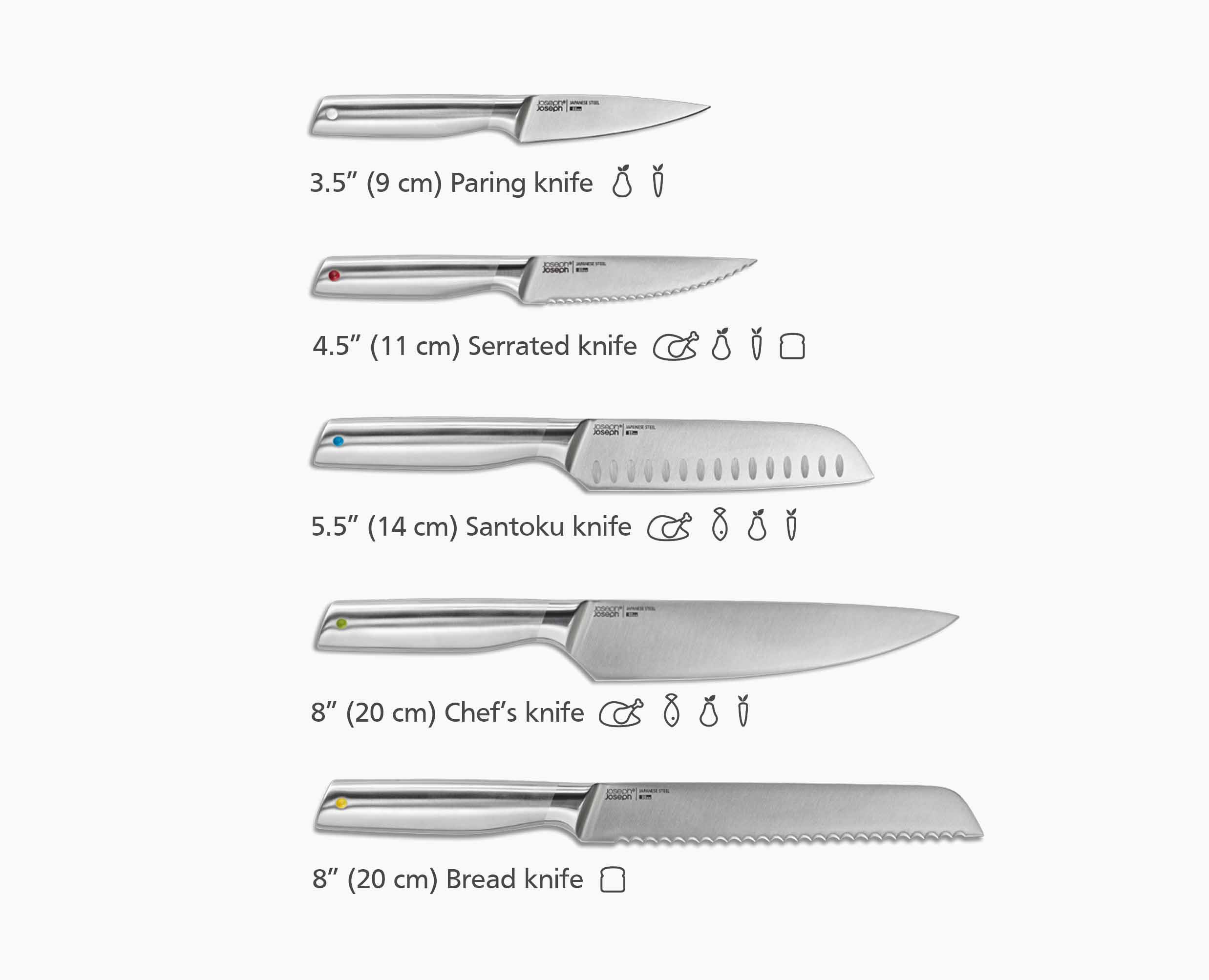 joseph-joseph-elevate-steel-knife-set-with-in-drawer-bamboo-storage-tray image 8
