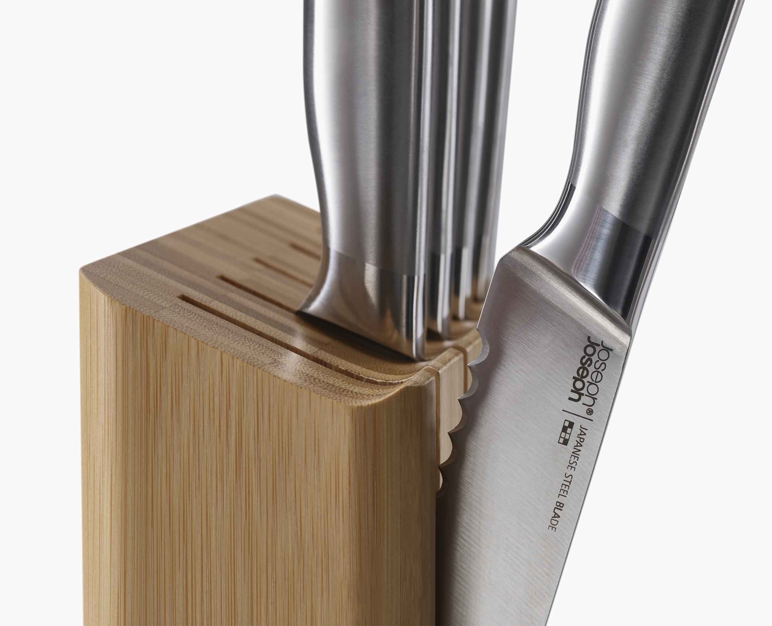 joseph-joseph-elevate-steel-knives-bamboo-5-piece-set image 5